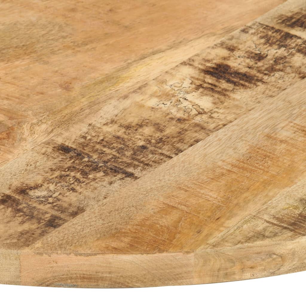 Tafelblad rond 25-27 mm 80 cm massief mangohout is nu te koop bij PeponiXL, paradijselijk wonen!