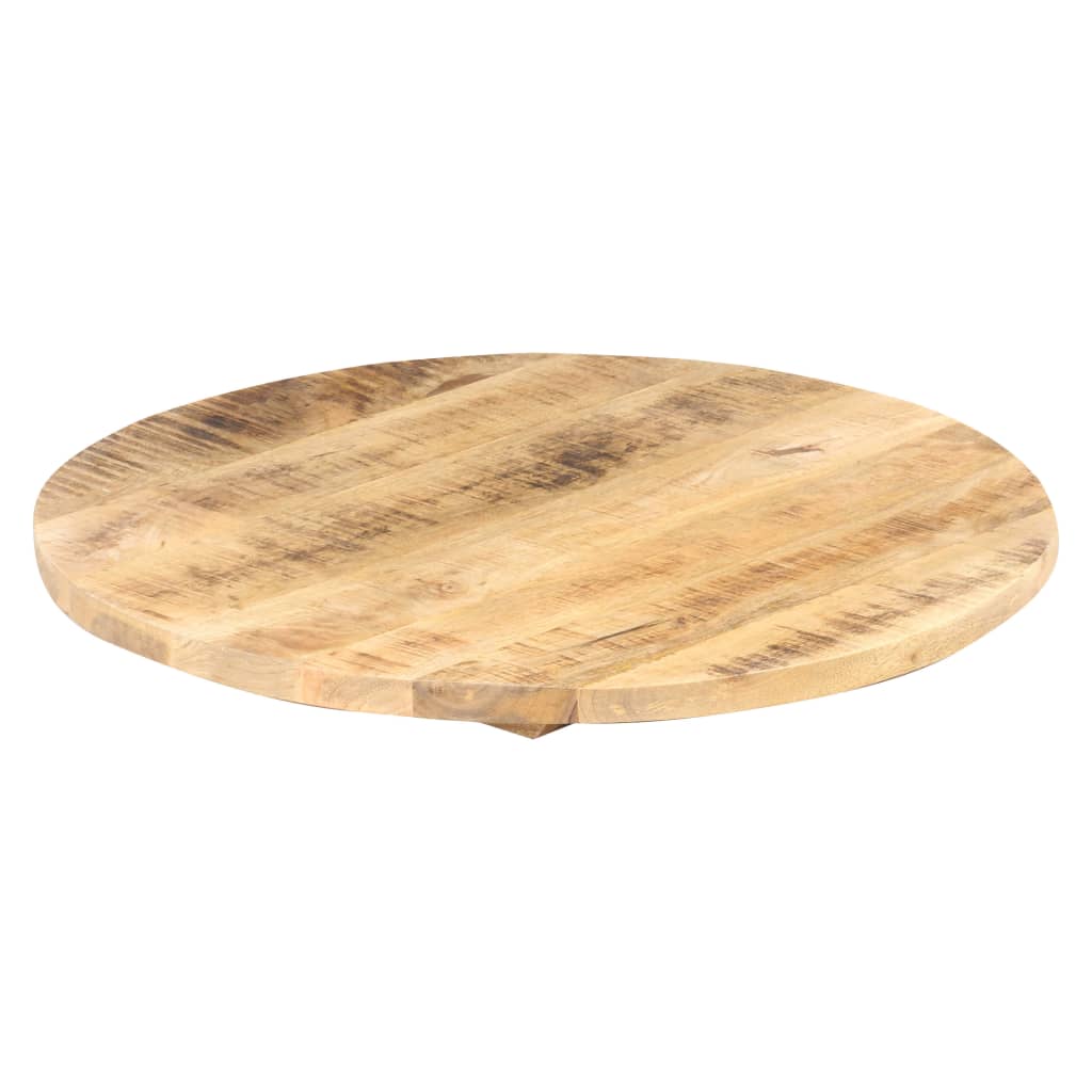 Tafelblad rond 25-27 mm 80 cm massief mangohout is nu te koop bij PeponiXL, paradijselijk wonen!