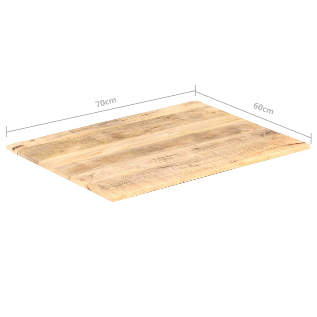 Tafelblad 15-16 mm 70x60 cm massief mangohout is nu te koop bij PeponiXL, paradijselijk wonen!