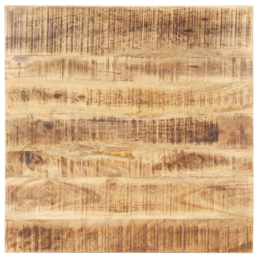 Tafelblad 25-27 mm 80x80 cm massief mangohout is nu te koop bij PeponiXL, paradijselijk wonen!