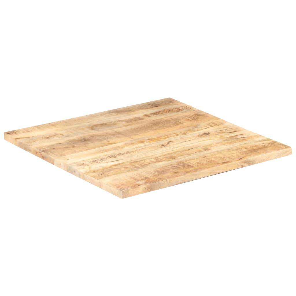 Tafelblad 25-27 mm 80x80 cm massief mangohout is nu te koop bij PeponiXL, paradijselijk wonen!