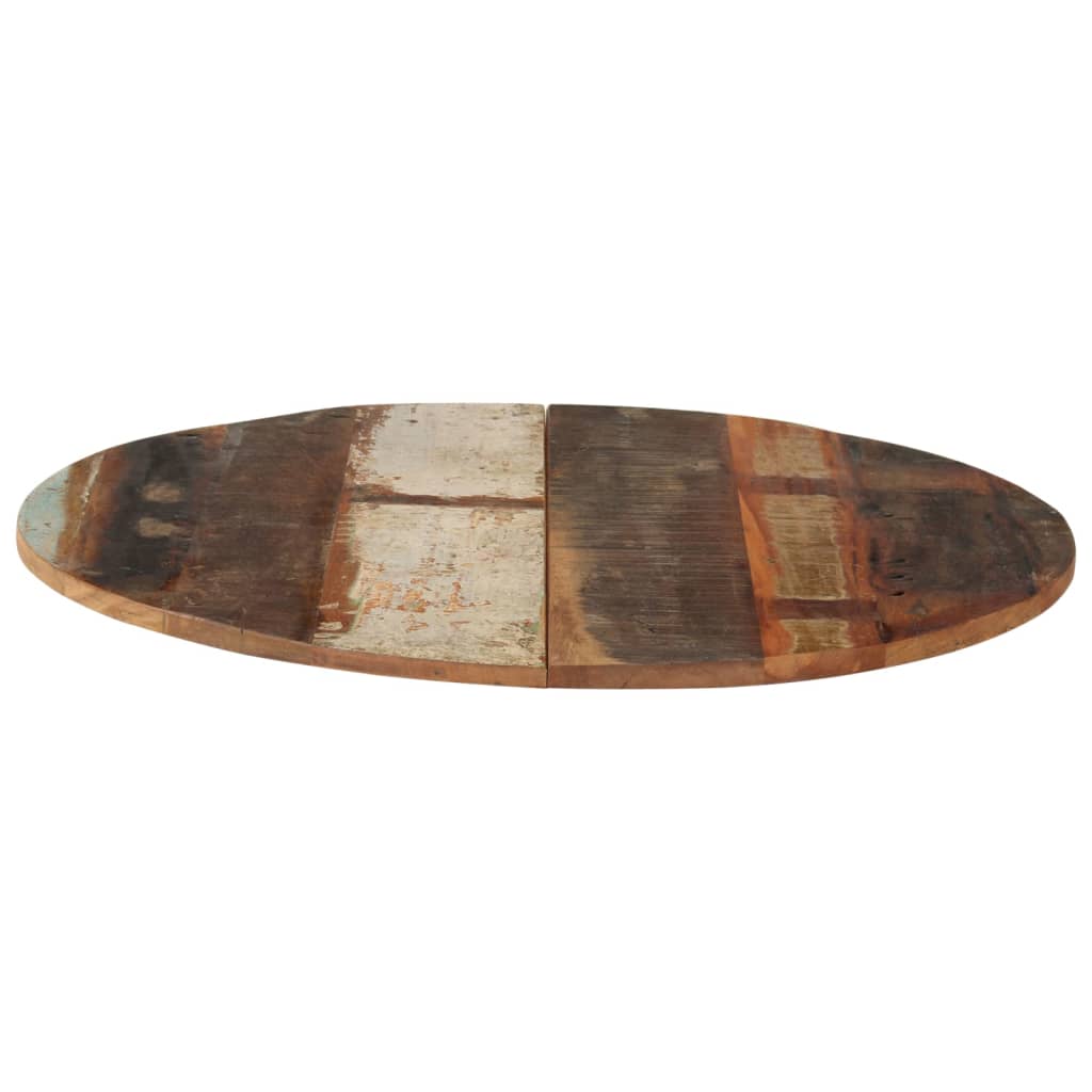 Tafelblad rond 15-16 mm 70 cm massief gerecycled hout is nu te koop bij PeponiXL, paradijselijk wonen!