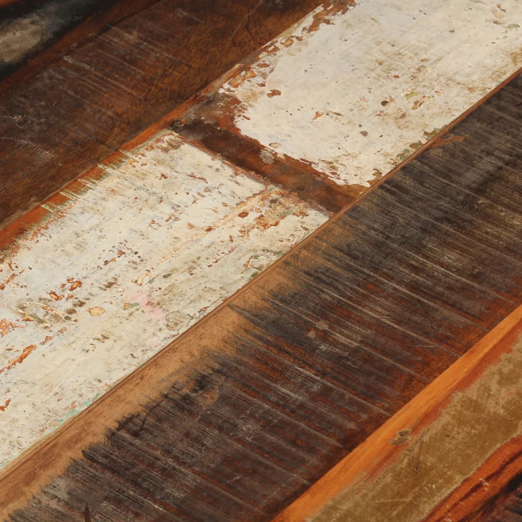 Tafelblad rond 15-16 mm 70 cm massief gerecycled hout is nu te koop bij PeponiXL, paradijselijk wonen!