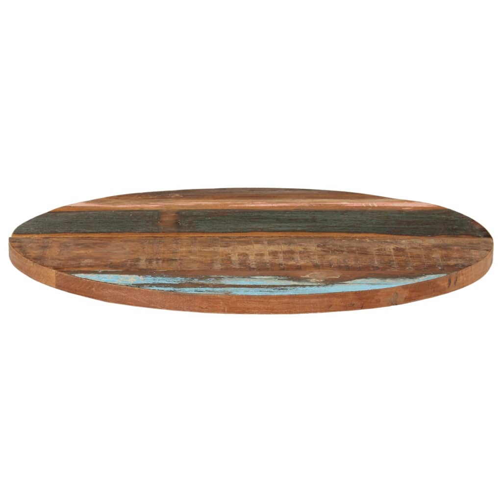Tafelblad rond 25-27 mm 70 cm massief gerecycled hout is nu te koop bij PeponiXL, paradijselijk wonen!