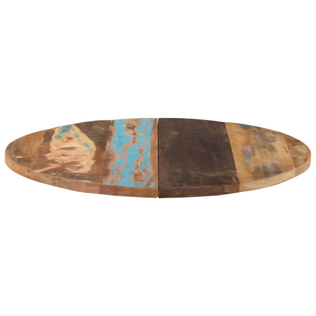 Tafelblad rond 25-27 mm 80 cm massief gerecycled hout is nu te koop bij PeponiXL, paradijselijk wonen!
