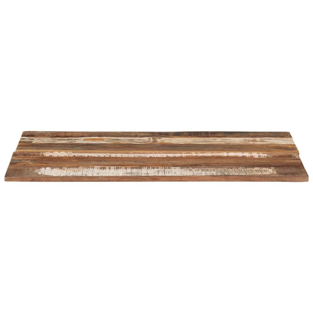 Tafelblad rechthoekig 15-16 mm 60x80 cm massief gerecycled hout is nu te koop bij PeponiXL, paradijselijk wonen!