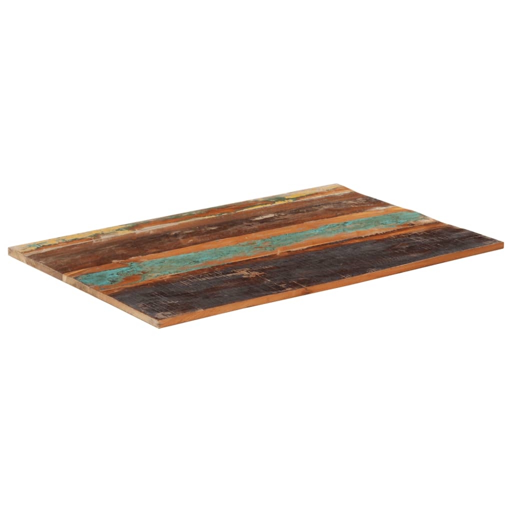 Tafelblad rechthoekig 15-16 mm 60x90 cm massief gerecycled hout is nu te koop bij PeponiXL, paradijselijk wonen!