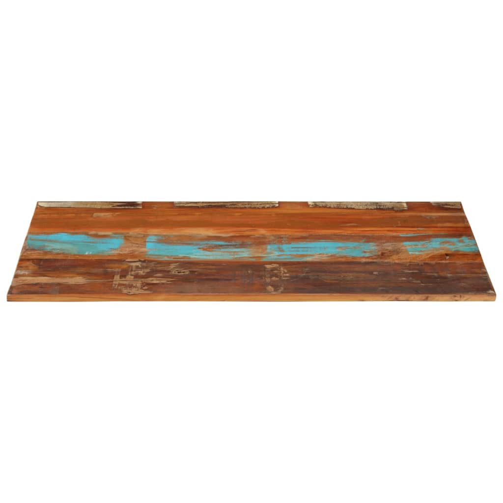 Tafelblad rechthoekig 15-16 mm 60x100cm massief gerecycled hout is nu te koop bij PeponiXL, paradijselijk wonen!