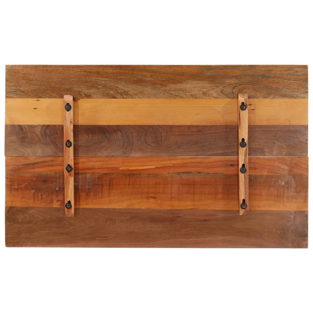 Tafelblad rechthoekig 15-16 mm 60x100cm massief gerecycled hout is nu te koop bij PeponiXL, paradijselijk wonen!
