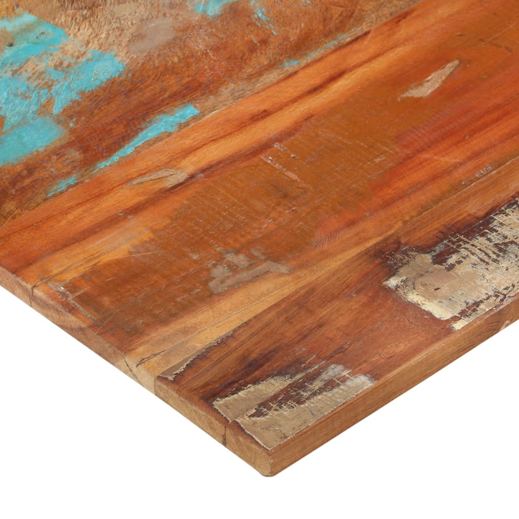 Tafelblad rechthoekig 15-16 mm 60x100cm massief gerecycled hout is nu te koop bij PeponiXL, paradijselijk wonen!