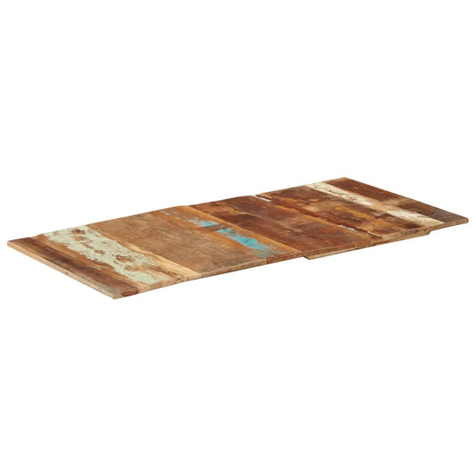 Tafelblad rechthoekig 15-16 mm 60x120cm massief gerecycled hout is nu te koop bij PeponiXL, paradijselijk wonen!