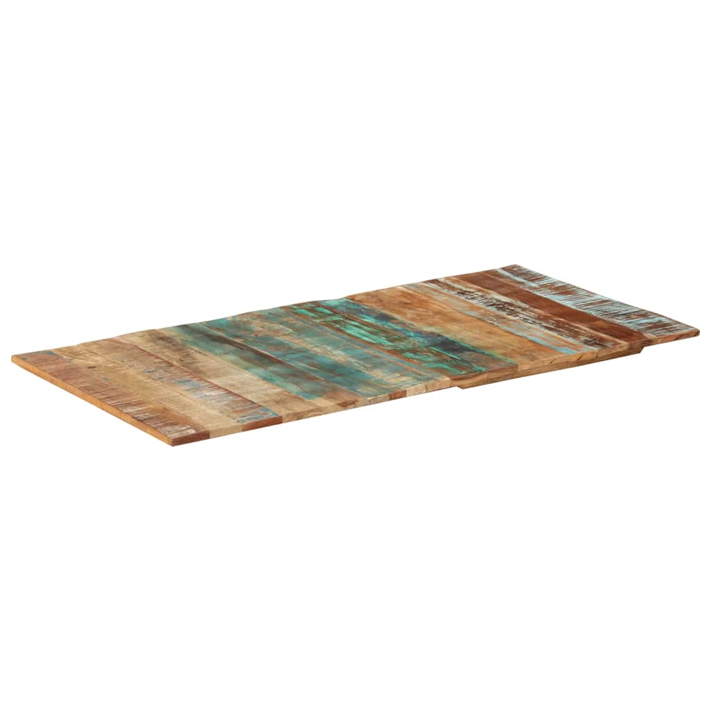 Tafelblad rechthoekig 15-16 mm 60x120cm massief gerecycled hout is nu te koop bij PeponiXL, paradijselijk wonen!