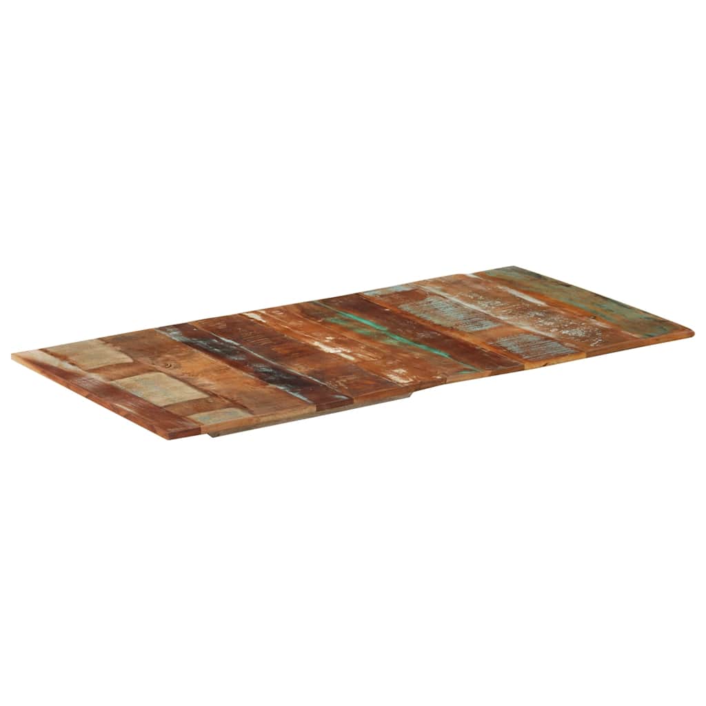 Tafelblad rechthoekig 15-16 mm 60x120cm massief gerecycled hout is nu te koop bij PeponiXL, paradijselijk wonen!