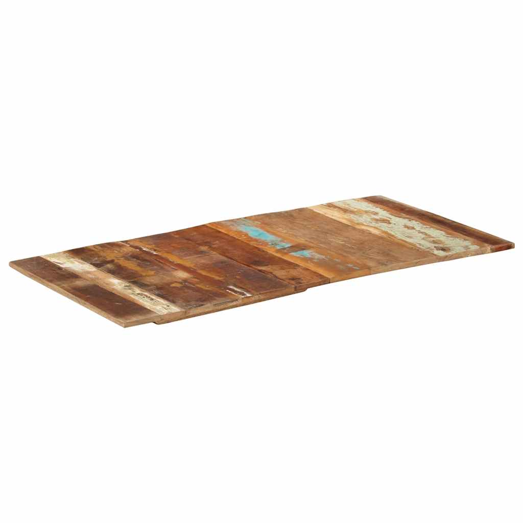 Tafelblad rechthoekig 15-16 mm 60x120cm massief gerecycled hout is nu te koop bij PeponiXL, paradijselijk wonen!