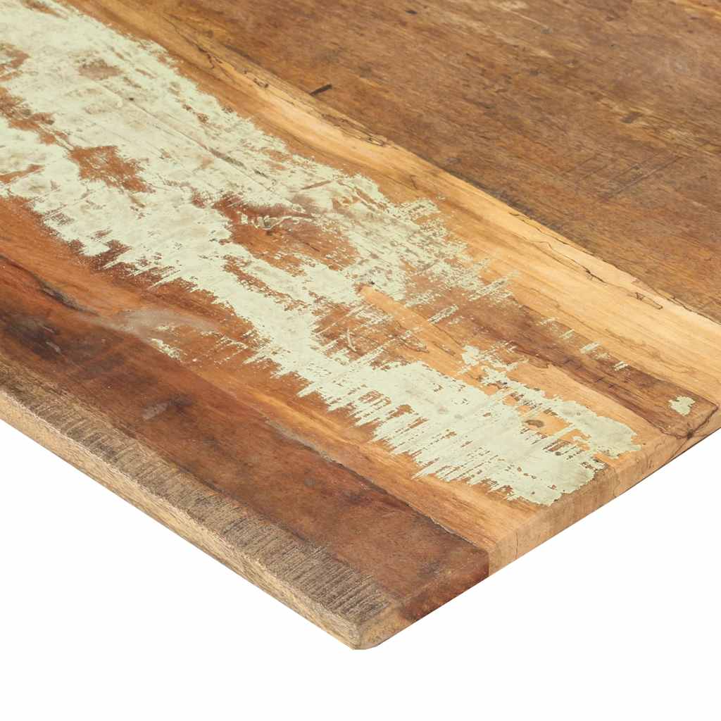 Tafelblad rechthoekig 15-16 mm 60x120cm massief gerecycled hout is nu te koop bij PeponiXL, paradijselijk wonen!
