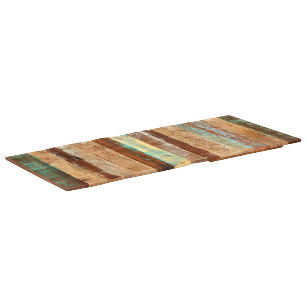 Tafelblad rechthoekig 15-16 mm 60x140cm massief gerecycled hout is nu te koop bij PeponiXL, paradijselijk wonen!