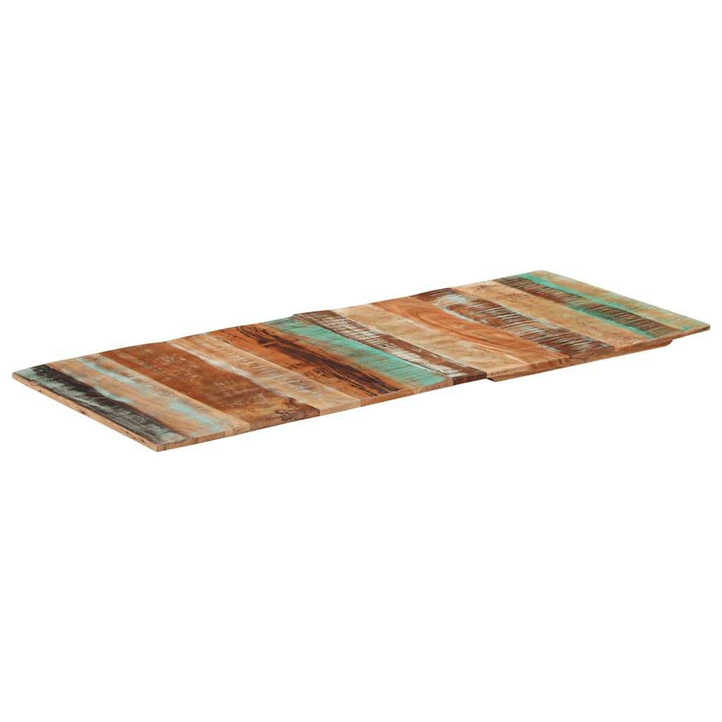 Tafelblad rechthoekig 15-16 mm 60x140cm massief gerecycled hout is nu te koop bij PeponiXL, paradijselijk wonen!