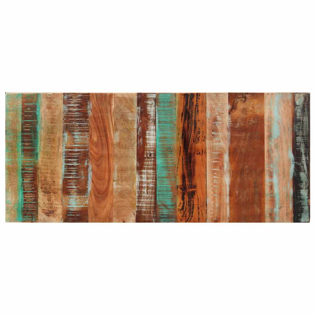 Tafelblad rechthoekig 15-16 mm 60x140cm massief gerecycled hout is nu te koop bij PeponiXL, paradijselijk wonen!