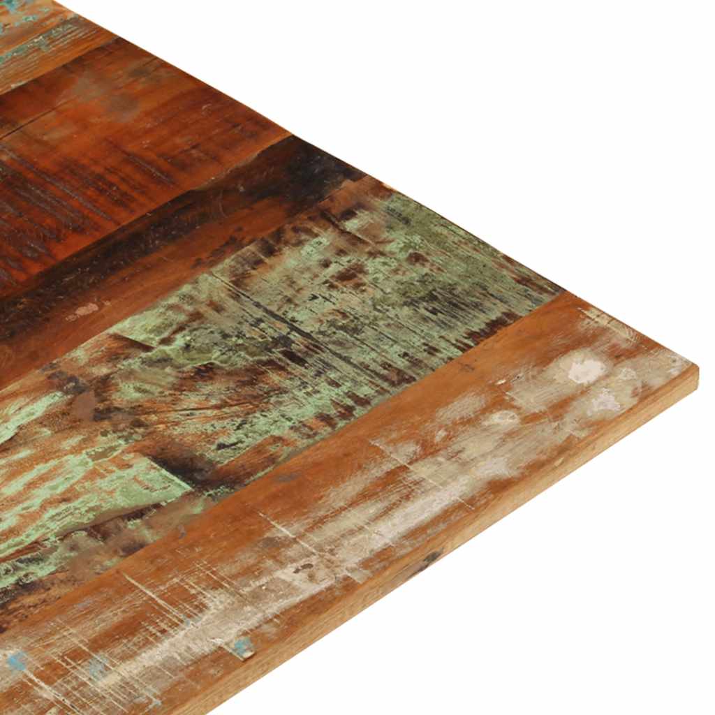 Tafelblad rechthoekig 15-16 mm 70x80 cm massief gerecycled hout is nu te koop bij PeponiXL, paradijselijk wonen!