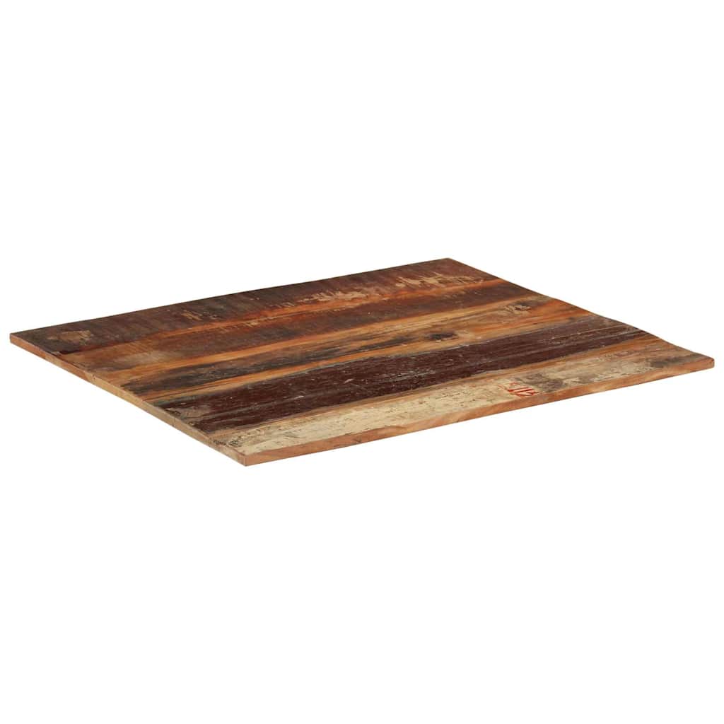 Tafelblad rechthoekig 15-16 mm 70x80 cm massief gerecycled hout is nu te koop bij PeponiXL, paradijselijk wonen!