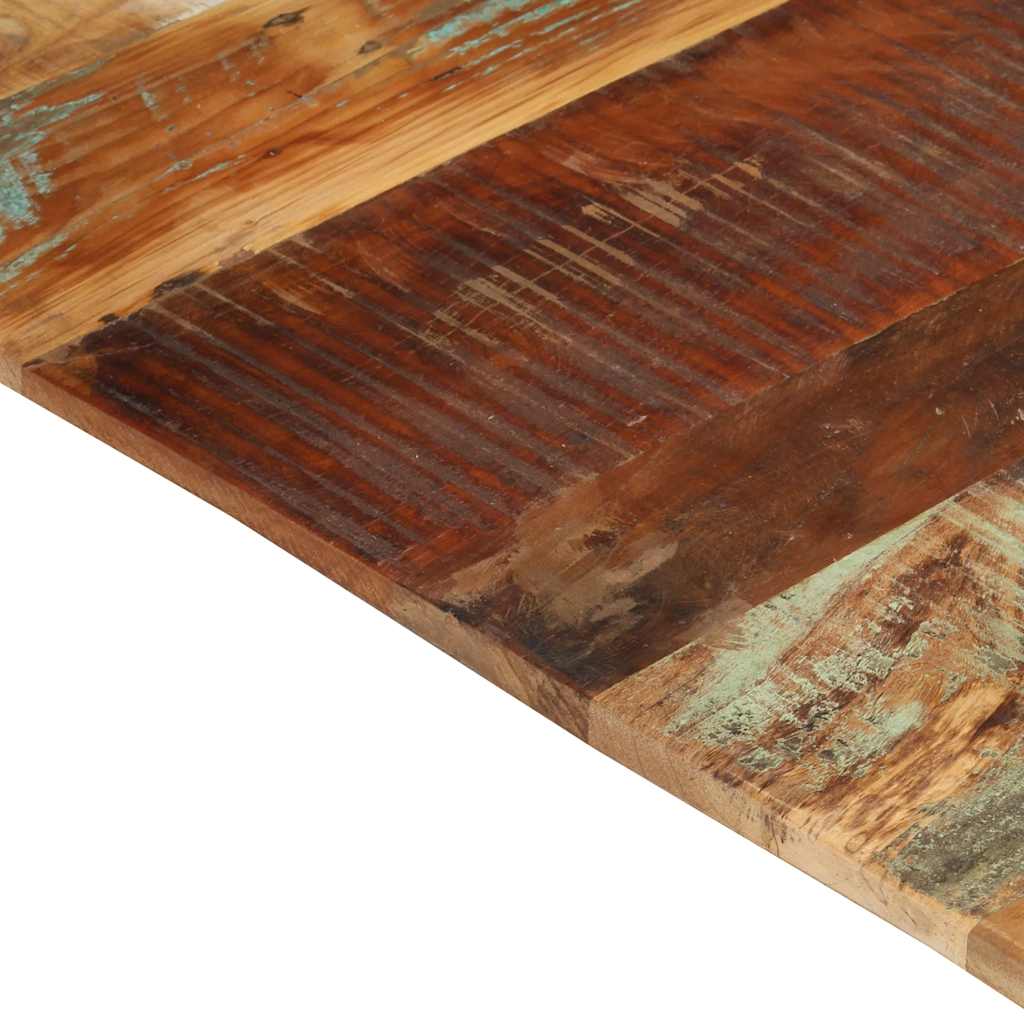 Tafelblad rechthoekig 15-16 mm 70x80 cm massief gerecycled hout is nu te koop bij PeponiXL, paradijselijk wonen!