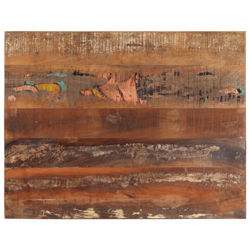 Tafelblad rechthoekig 15-16 mm 70x90 cm massief gerecycled hout is nu te koop bij PeponiXL, paradijselijk wonen!