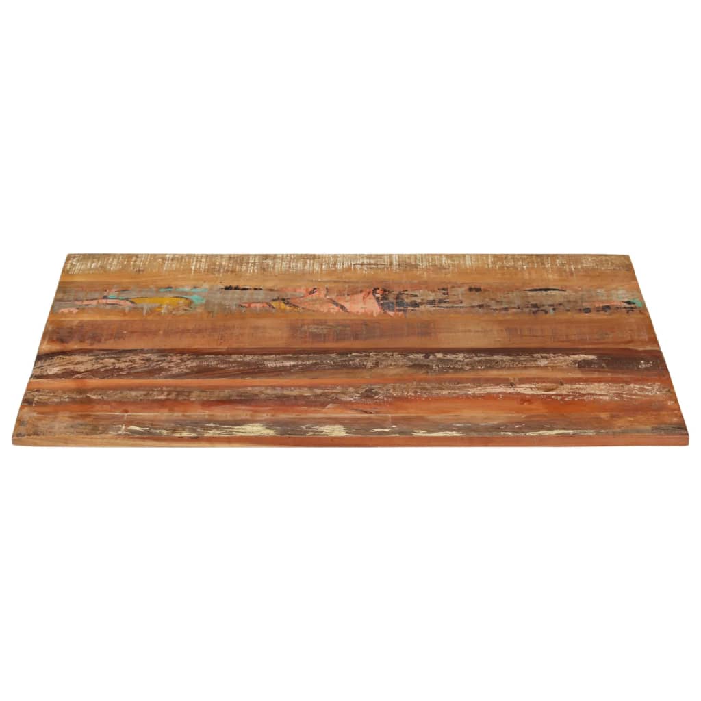 Tafelblad rechthoekig 15-16 mm 70x90 cm massief gerecycled hout is nu te koop bij PeponiXL, paradijselijk wonen!