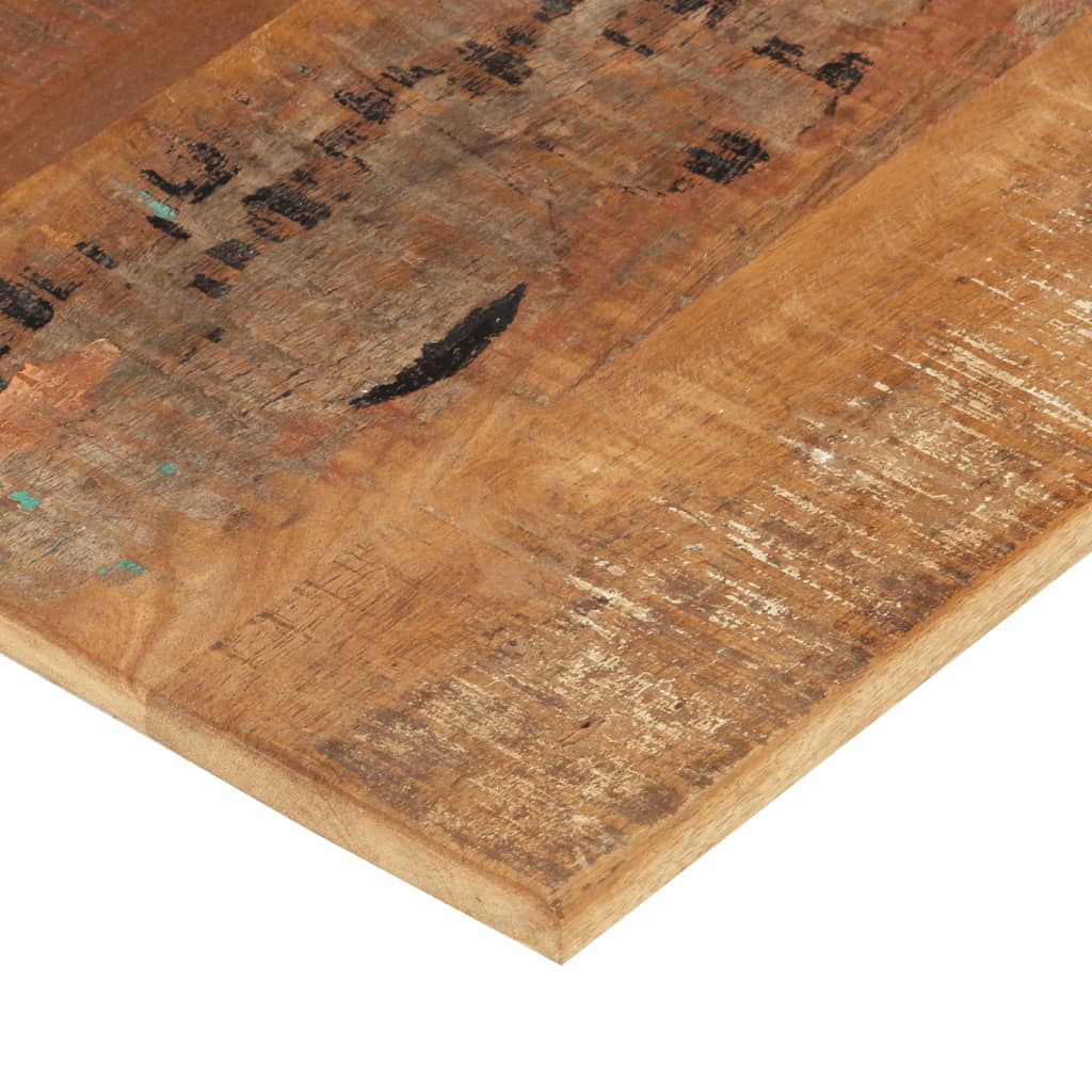 Tafelblad rechthoekig 15-16 mm 70x90 cm massief gerecycled hout is nu te koop bij PeponiXL, paradijselijk wonen!