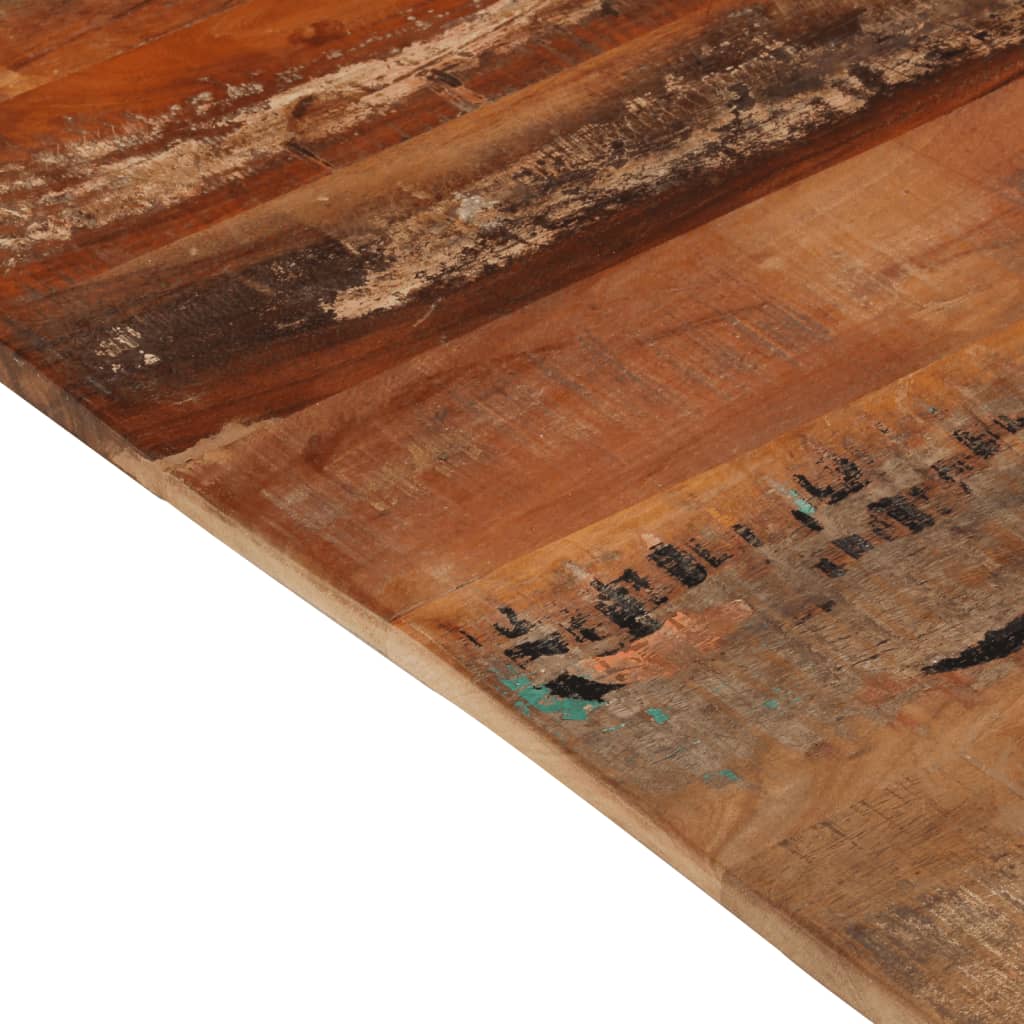 Tafelblad rechthoekig 15-16 mm 70x90 cm massief gerecycled hout is nu te koop bij PeponiXL, paradijselijk wonen!