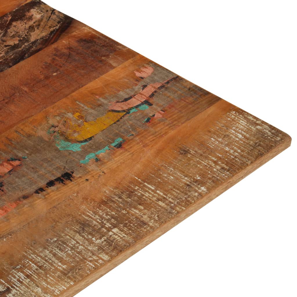 Tafelblad rechthoekig 15-16 mm 70x90 cm massief gerecycled hout is nu te koop bij PeponiXL, paradijselijk wonen!