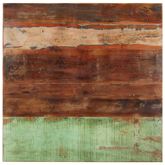 Tafelblad vierkant 15-16 mm 80x80 cm massief gerecycled hout is nu te koop bij PeponiXL, paradijselijk wonen!