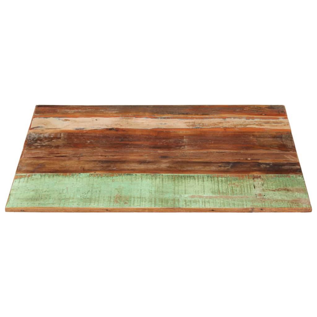 Tafelblad vierkant 15-16 mm 80x80 cm massief gerecycled hout is nu te koop bij PeponiXL, paradijselijk wonen!