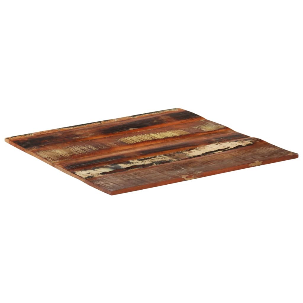 Tafelblad vierkant 15-16 mm 80x80 cm massief gerecycled hout is nu te koop bij PeponiXL, paradijselijk wonen!