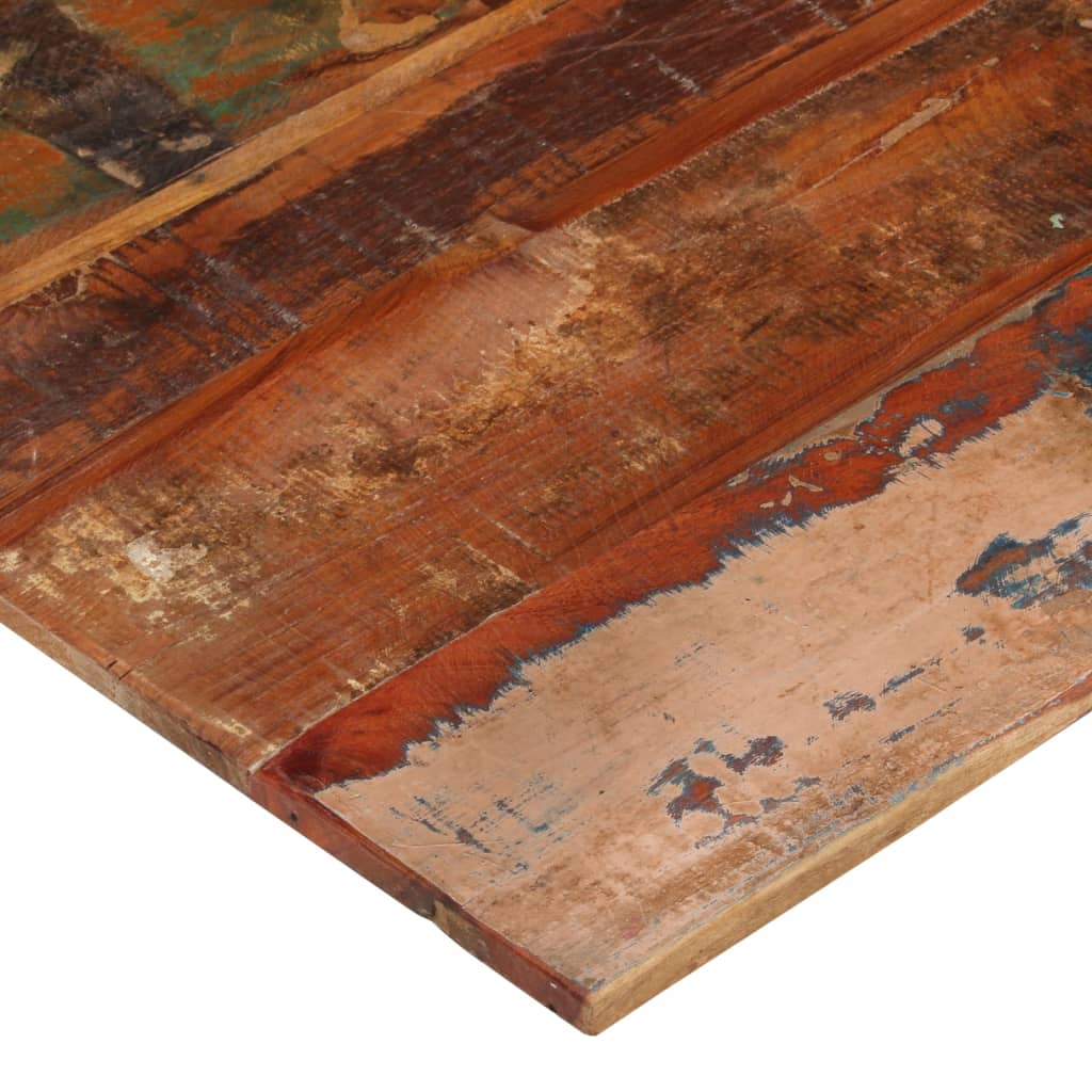 Tafelblad vierkant 15-16 mm 80x80 cm massief gerecycled hout is nu te koop bij PeponiXL, paradijselijk wonen!