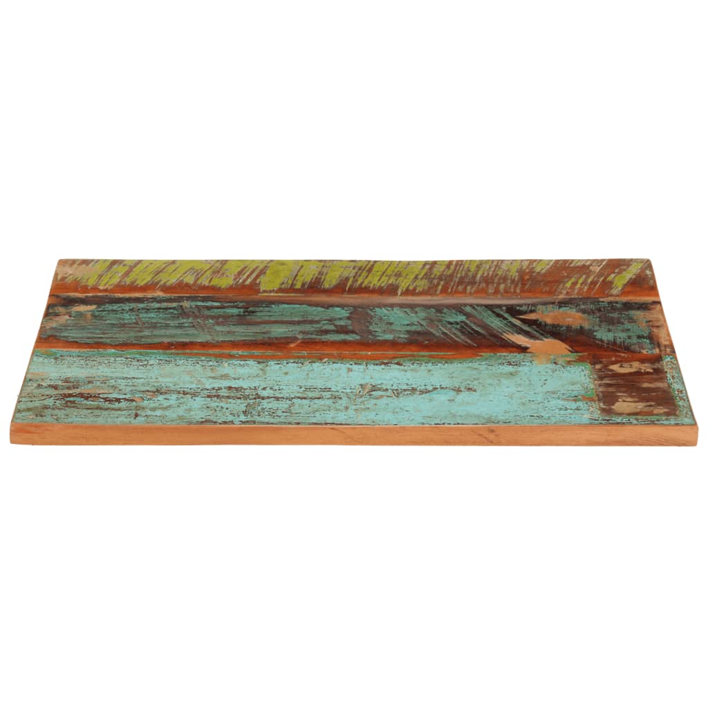 Tafelblad rechthoekig 25-27 mm 60x80 cm massief gerecycled hout is nu te koop bij PeponiXL, paradijselijk wonen!