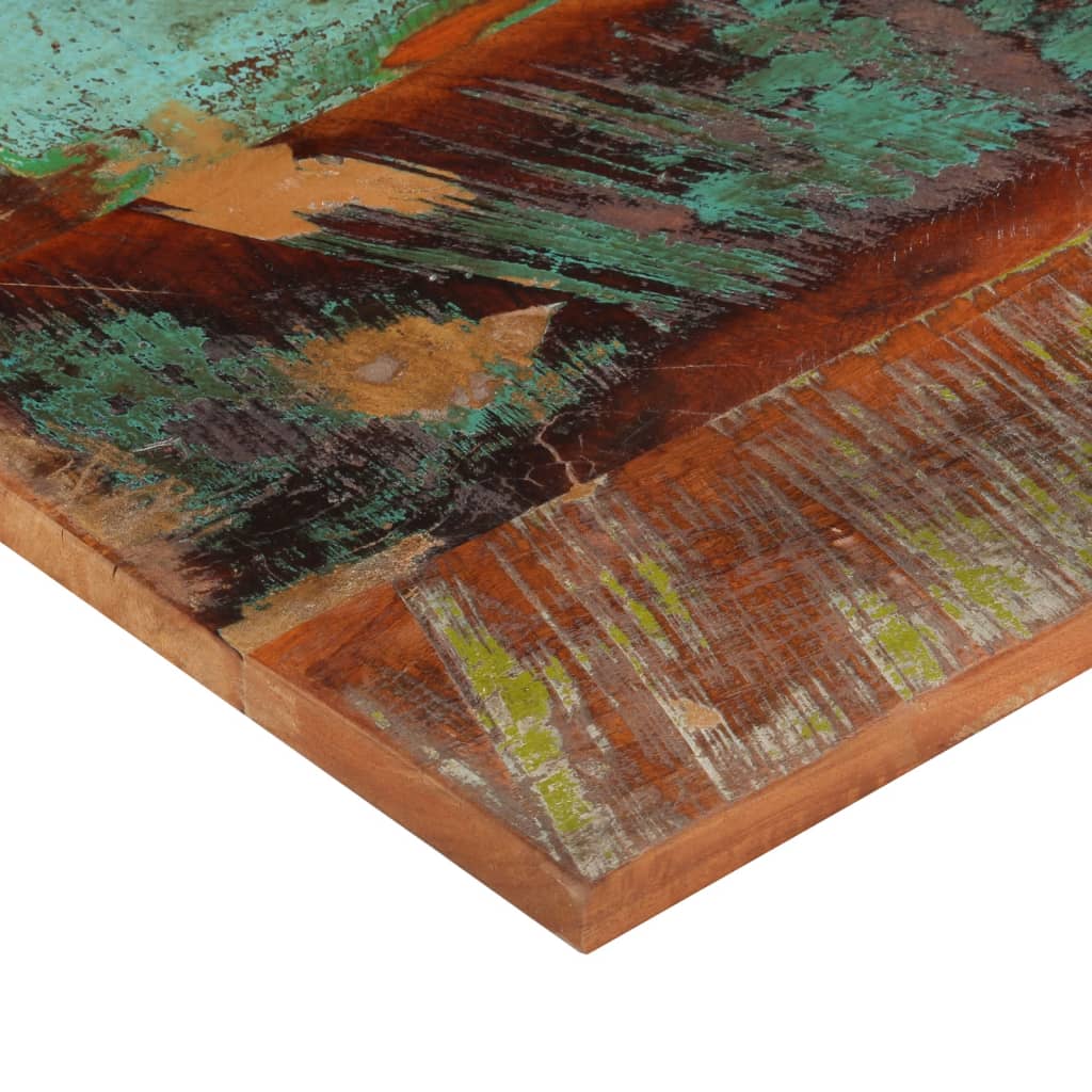 Tafelblad rechthoekig 25-27 mm 60x80 cm massief gerecycled hout is nu te koop bij PeponiXL, paradijselijk wonen!