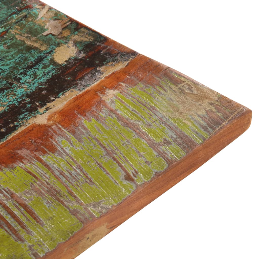 Tafelblad rechthoekig 25-27 mm 60x80 cm massief gerecycled hout is nu te koop bij PeponiXL, paradijselijk wonen!
