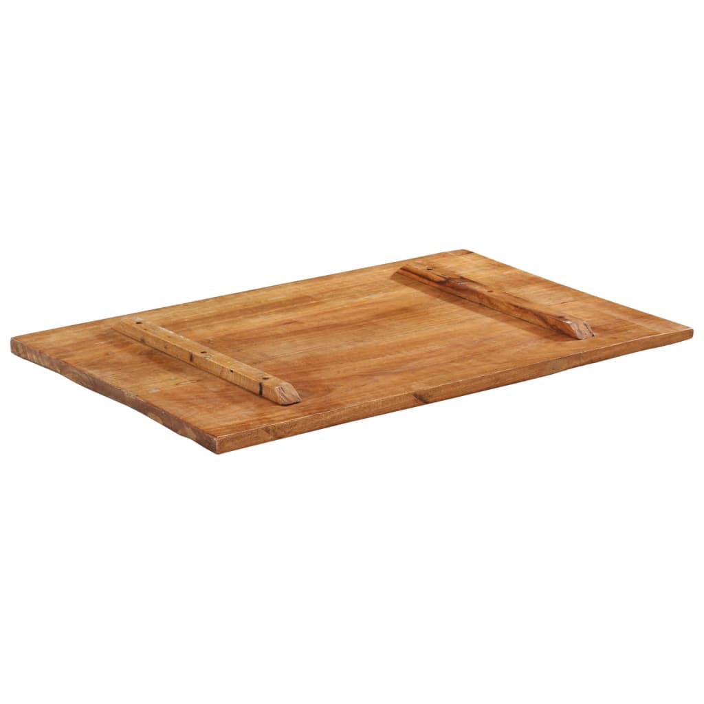 Tafelblad rechthoekig 25-27 mm 60x90 cm massief gerecycled hout is nu te koop bij PeponiXL, paradijselijk wonen!