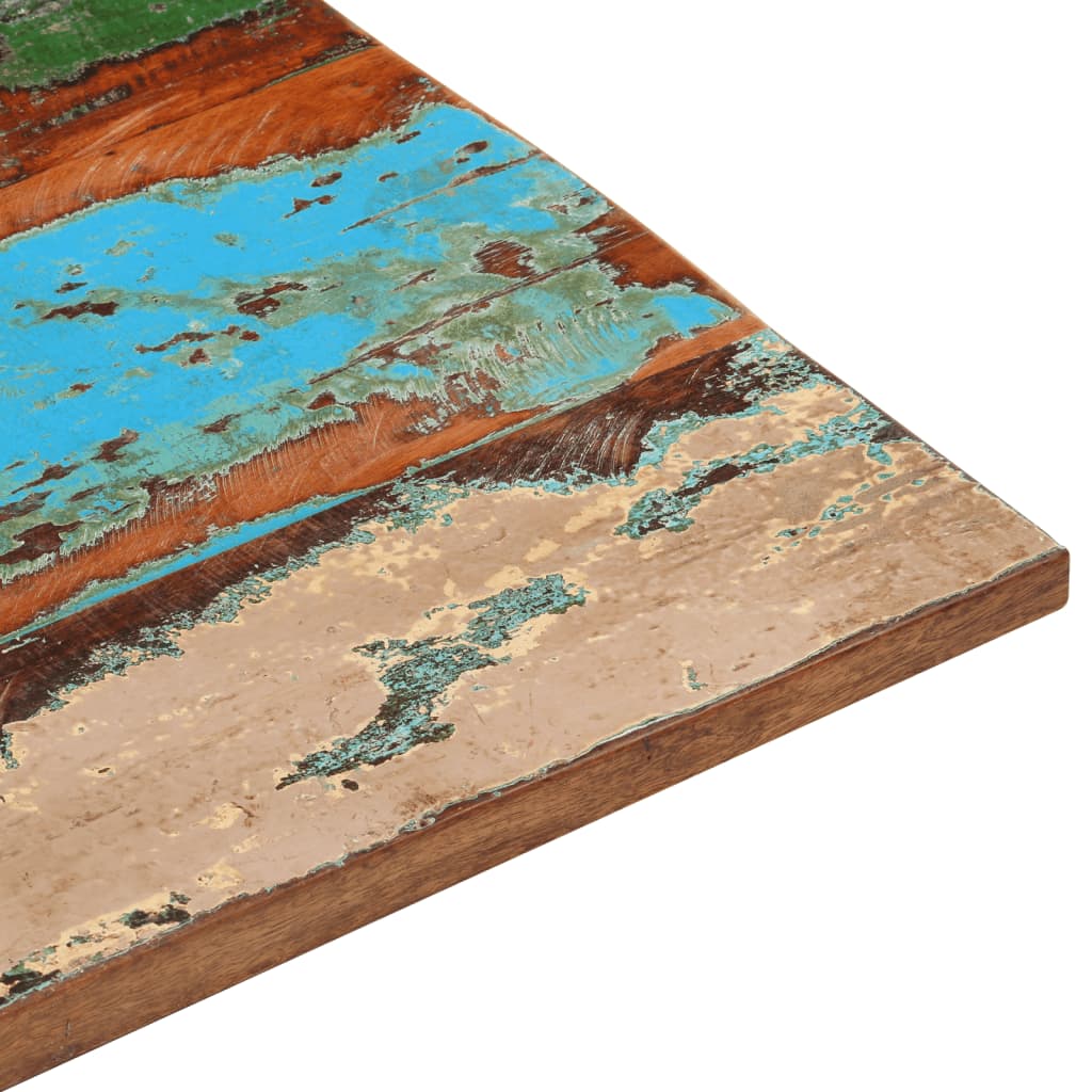 Tafelblad rechthoekig 25-27 mm 60x90 cm massief gerecycled hout is nu te koop bij PeponiXL, paradijselijk wonen!