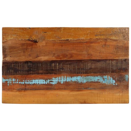 Tafelblad rechthoekig 25-27 mm 60x100cm massief gerecycled hout is nu te koop bij PeponiXL, paradijselijk wonen!