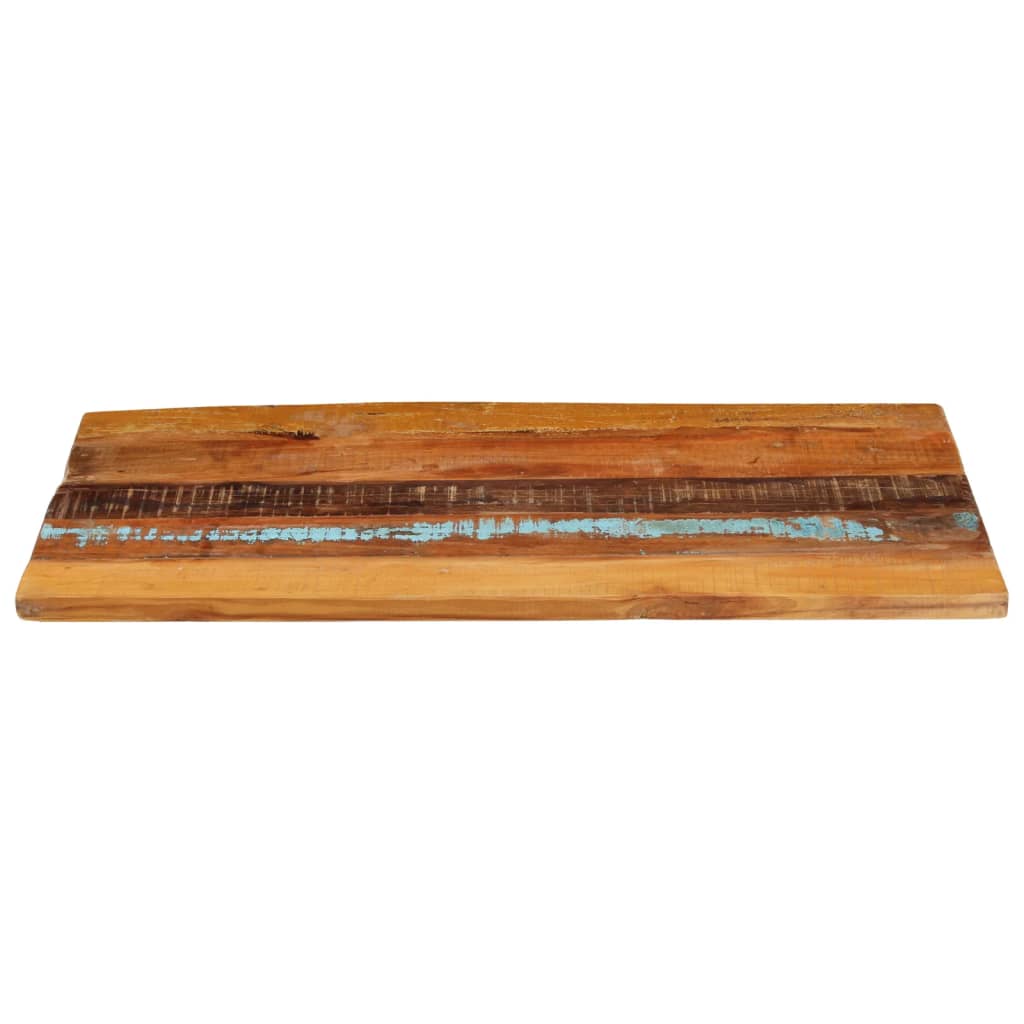 Tafelblad rechthoekig 25-27 mm 60x100cm massief gerecycled hout is nu te koop bij PeponiXL, paradijselijk wonen!