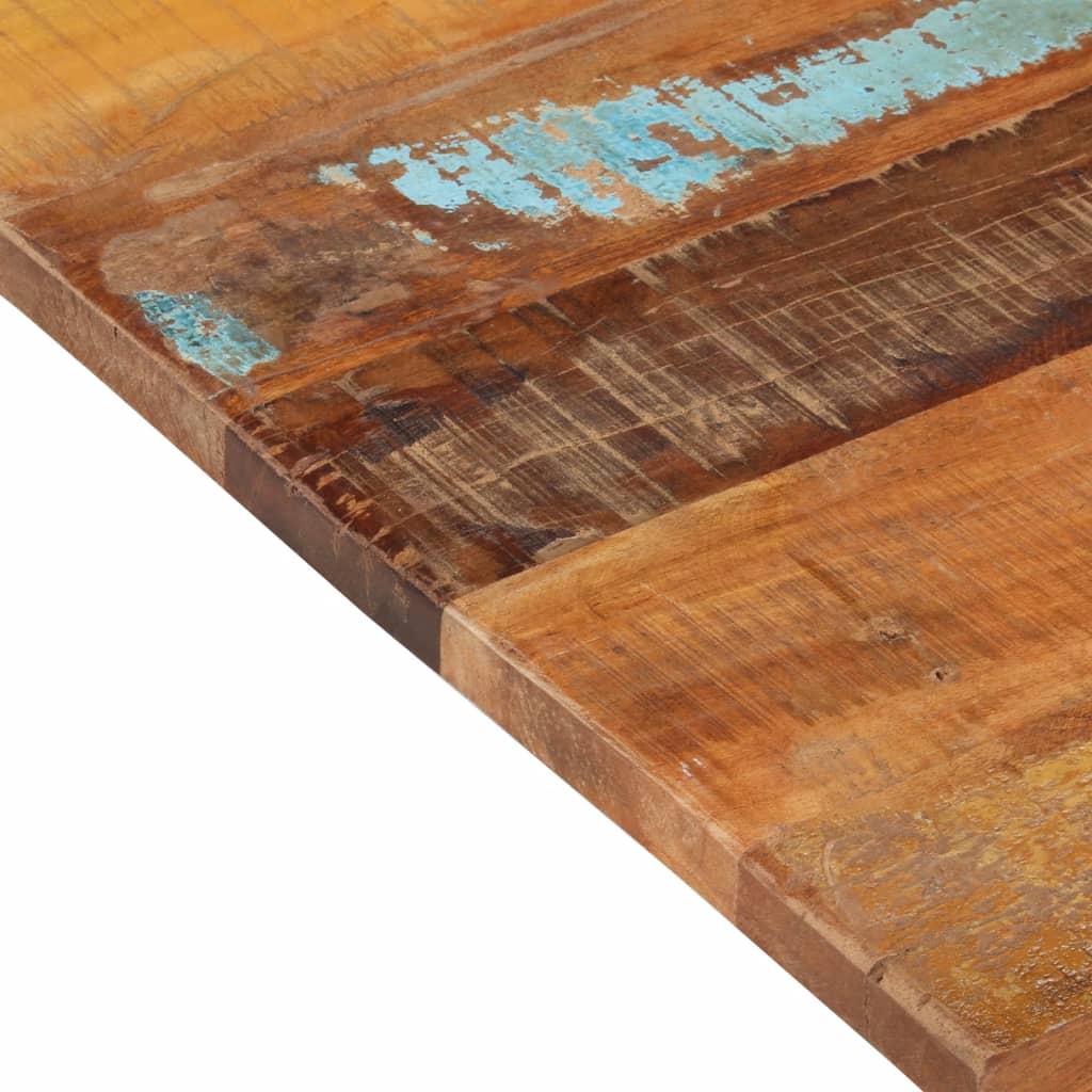 Tafelblad rechthoekig 25-27 mm 60x100cm massief gerecycled hout is nu te koop bij PeponiXL, paradijselijk wonen!