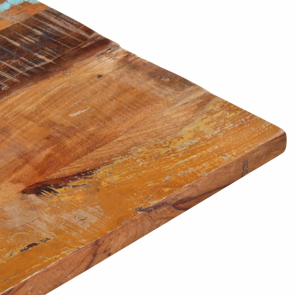 Tafelblad rechthoekig 25-27 mm 60x100cm massief gerecycled hout is nu te koop bij PeponiXL, paradijselijk wonen!