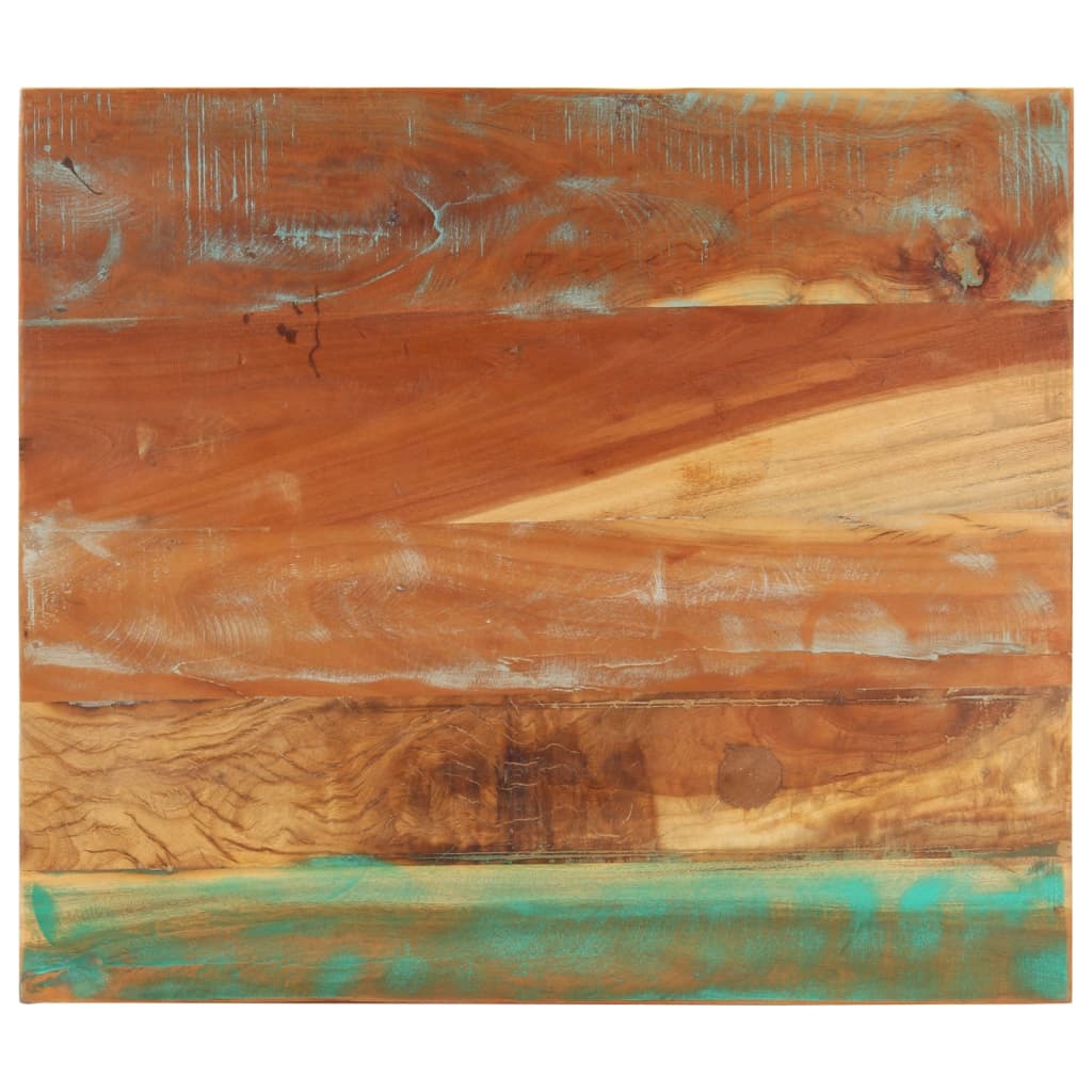 Tafelblad rechthoekig 25-27 mm 70x80 cm massief gerecycled hout is nu te koop bij PeponiXL, paradijselijk wonen!