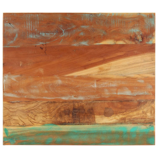 Tafelblad rechthoekig 25-27 mm 70x80 cm massief gerecycled hout is nu te koop bij PeponiXL, paradijselijk wonen!