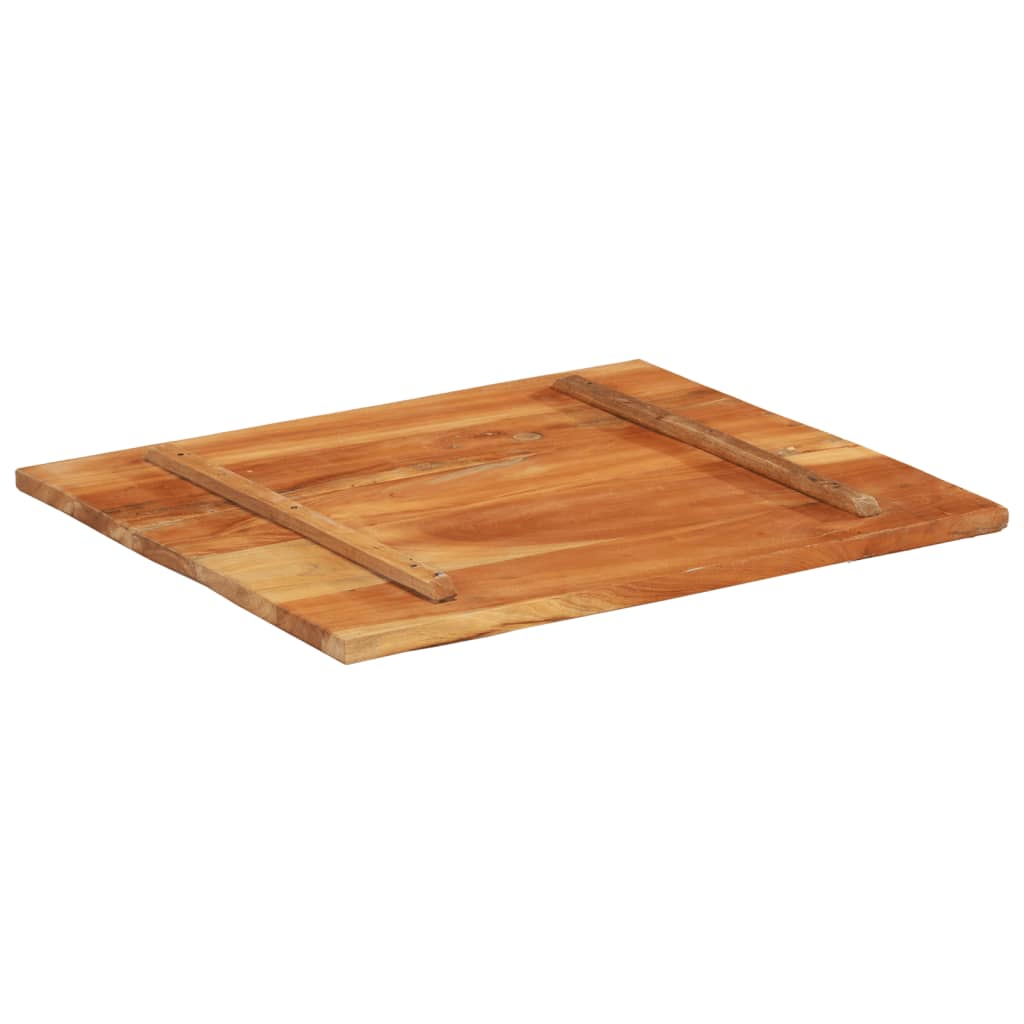 Tafelblad rechthoekig 25-27 mm 70x80 cm massief gerecycled hout is nu te koop bij PeponiXL, paradijselijk wonen!
