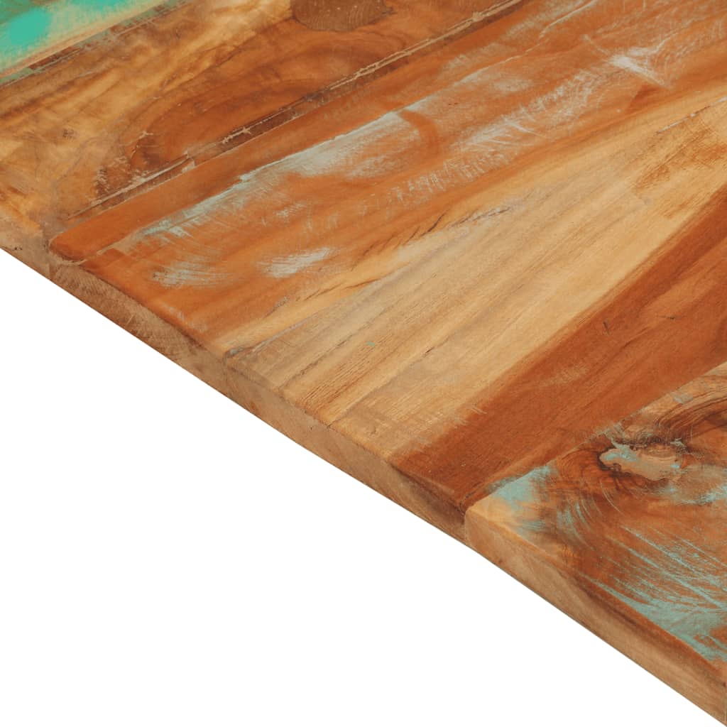 Tafelblad rechthoekig 25-27 mm 70x80 cm massief gerecycled hout is nu te koop bij PeponiXL, paradijselijk wonen!