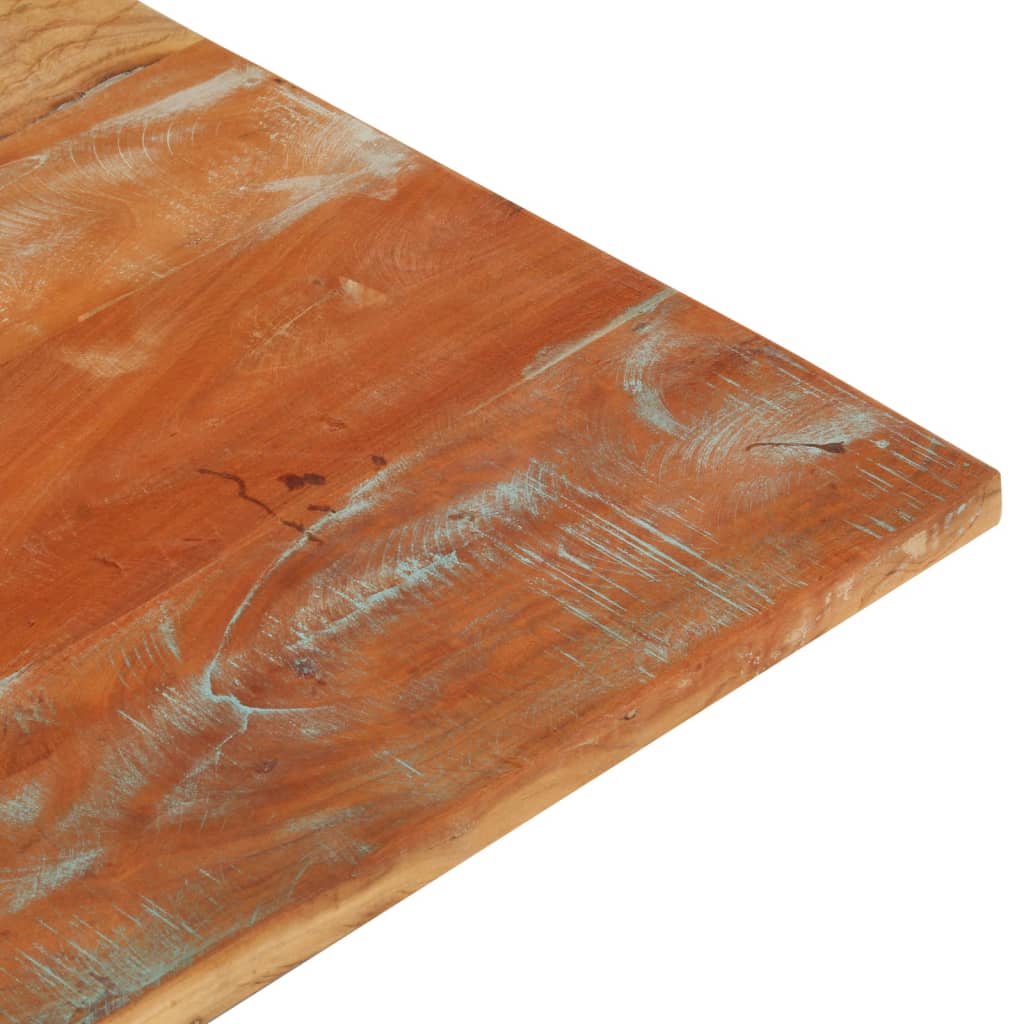 Tafelblad rechthoekig 25-27 mm 70x80 cm massief gerecycled hout is nu te koop bij PeponiXL, paradijselijk wonen!
