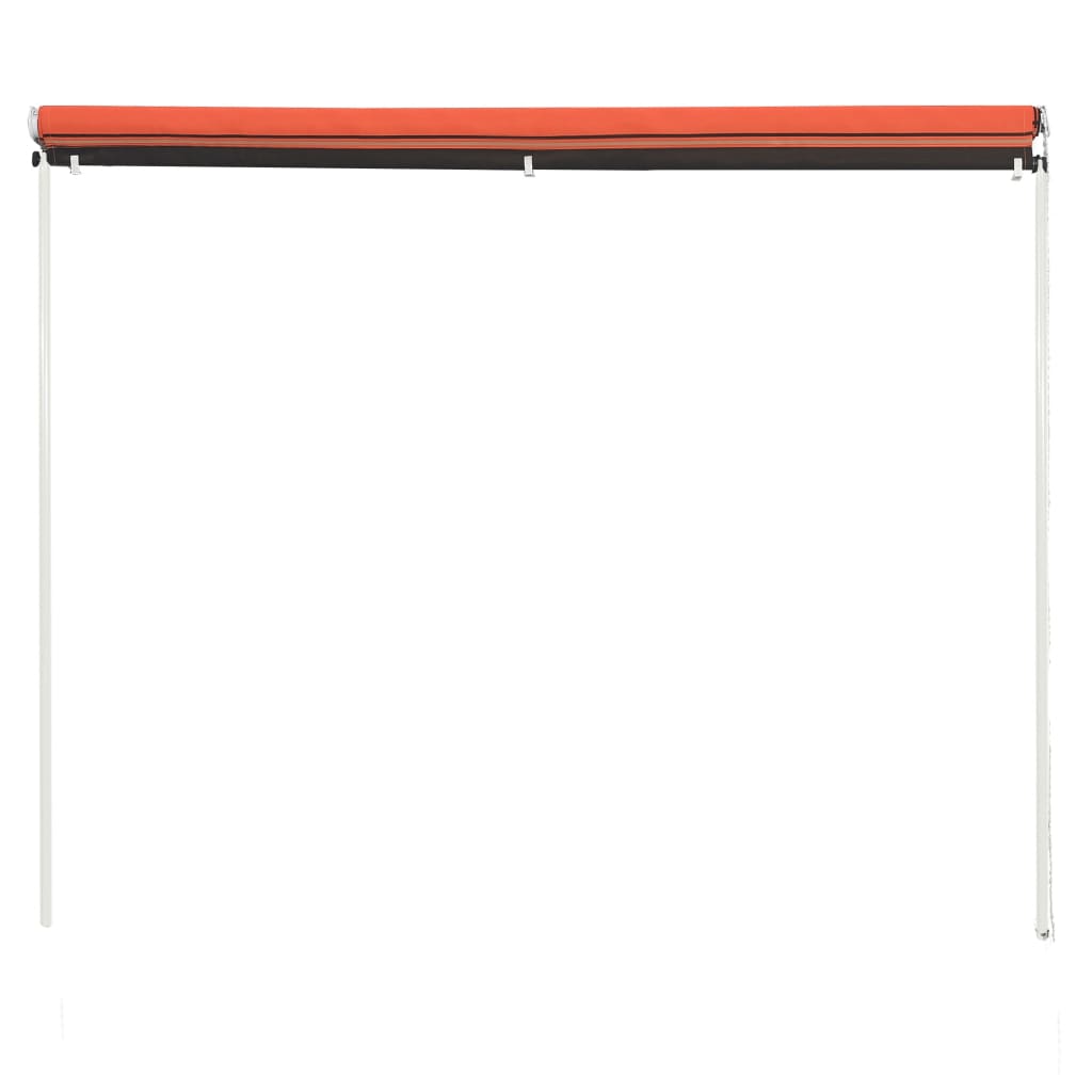 Luifel uittrekbaar 100x150 cm oranje en bruin is nu te koop bij PeponiXL, paradijselijk wonen!