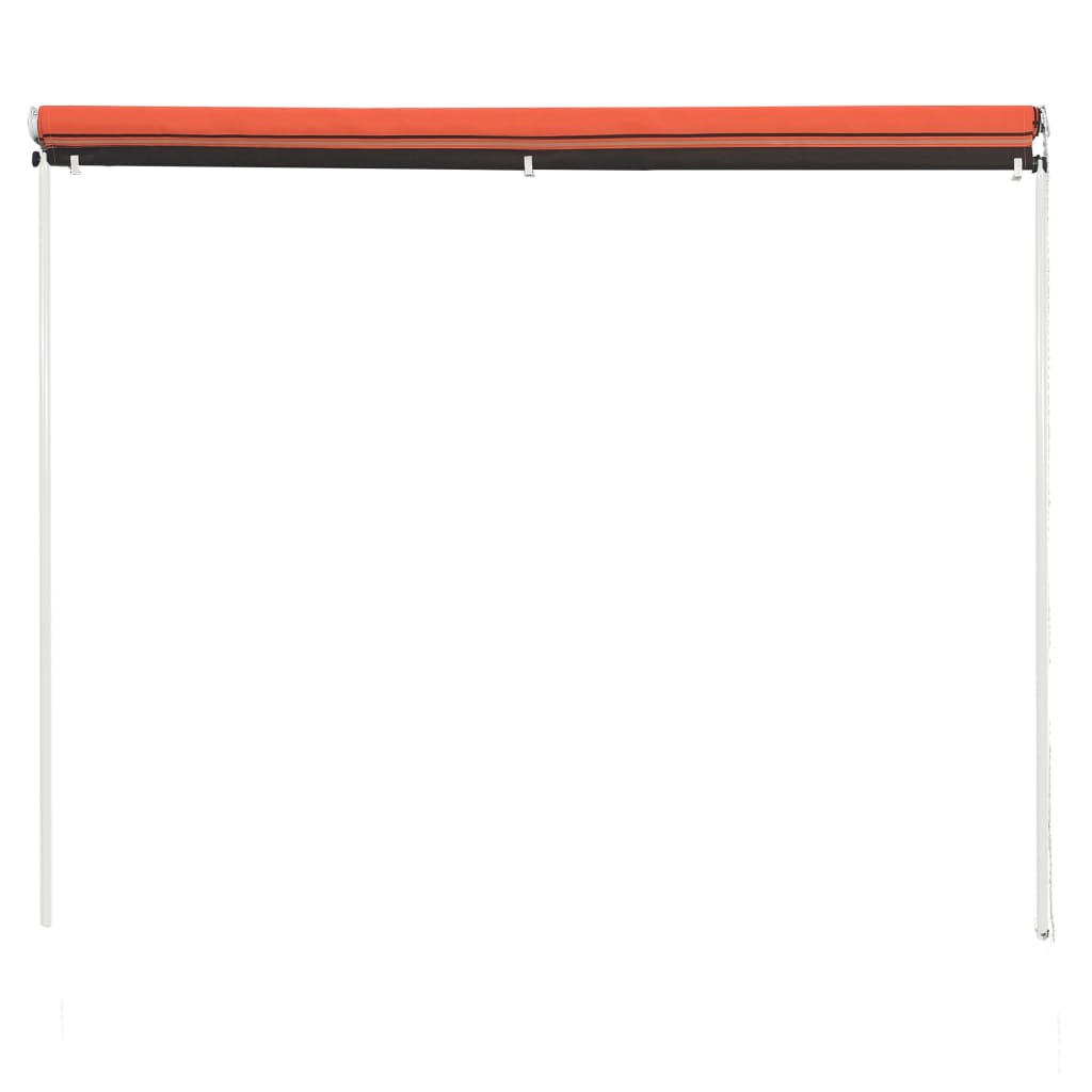 Luifel uittrekbaar 200x150 cm oranje en bruin is nu te koop bij PeponiXL, paradijselijk wonen!